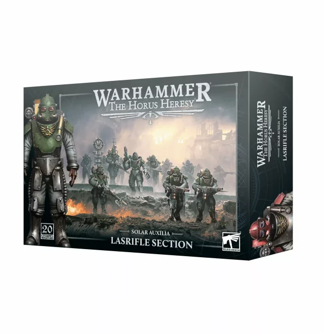 Warhammer: Horus Heresy - Solar Auxilia - Lasrifle Section (20 Figuren) - Brettspiel