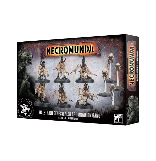 Warhammer Necromunda - Malstrain Genestealers (10 Figuren) - Brettspiel