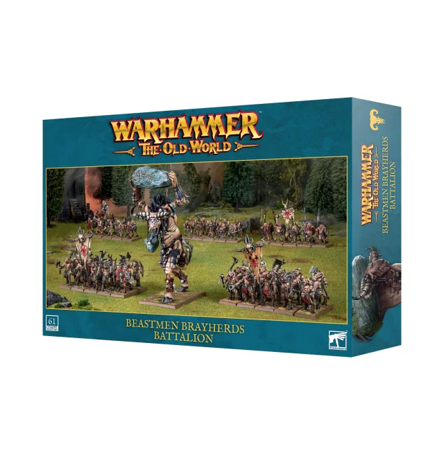 Warhammer The Old World - Beastmen Brayherds - Battalion (61 Figuren) - Warhammer: Old World