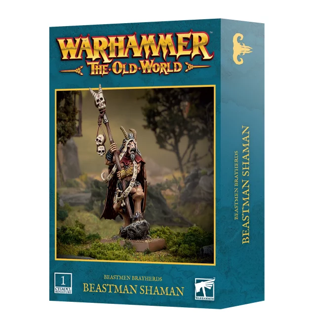Warhammer The Old World - Beastmen Brayherds - Beastman Shaman (1 Figur) - Warhammer: Old World