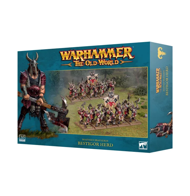 Warhammer The Old World - Beastmen Brayherds - Bestigor Herd (20 Figuren) - Warhammer: Old World