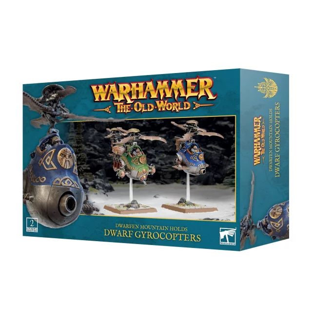 Warhammer The Old World - Dwarfen Mountain Holds - Dwarf Gyrocopters (2 Figuren) - Warhammer: Old World