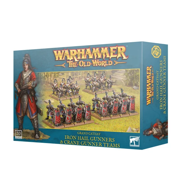 Warhammer The Old World - Grand Cathay - Iron Hail Gunners & Crane Gunner Teams (20 Figuren) - Warhammer: Old World