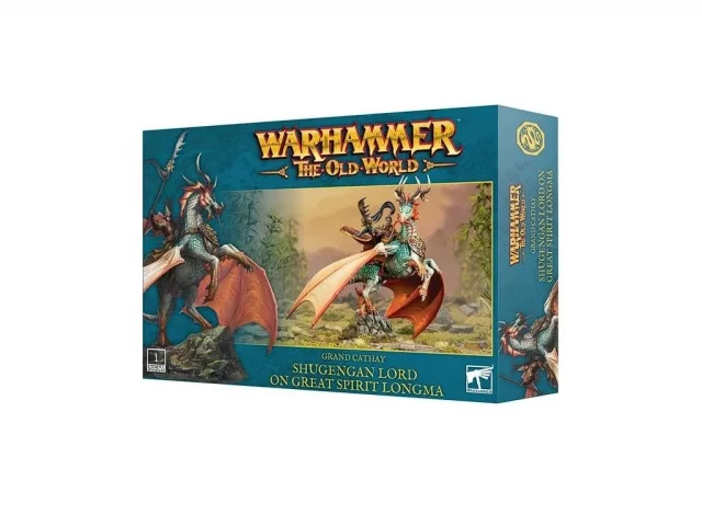 Warhammer The Old World - Grand Cathay - Shugengan Lord on Great Spirit Longma (1 Figur) - Warhammer: Old World
