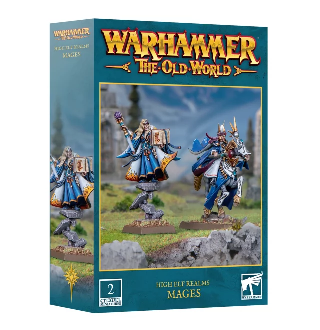 Warhammer The Old World - High Elf Realms - Mages (2 Figuren) - Warhammer: Old World