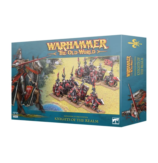 Warhammer The Old World - Kingdom of Bretonnia - Bretonnian Knights of the Realm (12 Figuren) - Warhammer: Old World