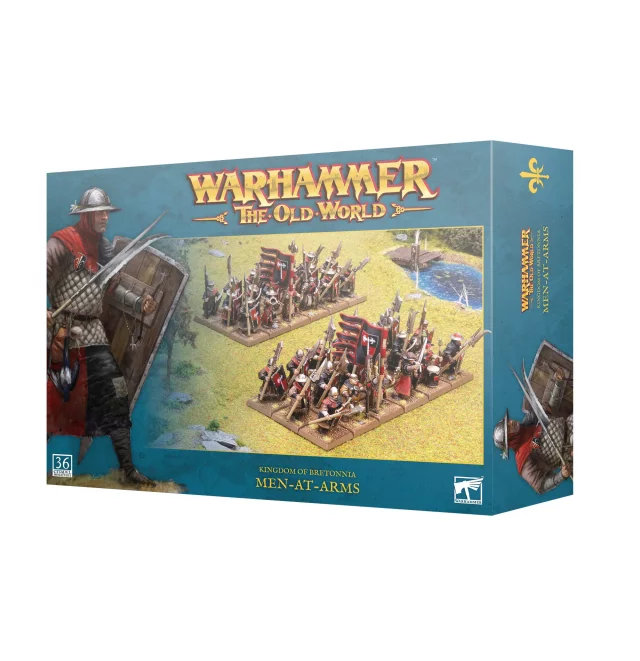 Warhammer The Old World - Kingdom of Bretonnia - Men at Arms (36 Figuren) - Warhammer: Old World