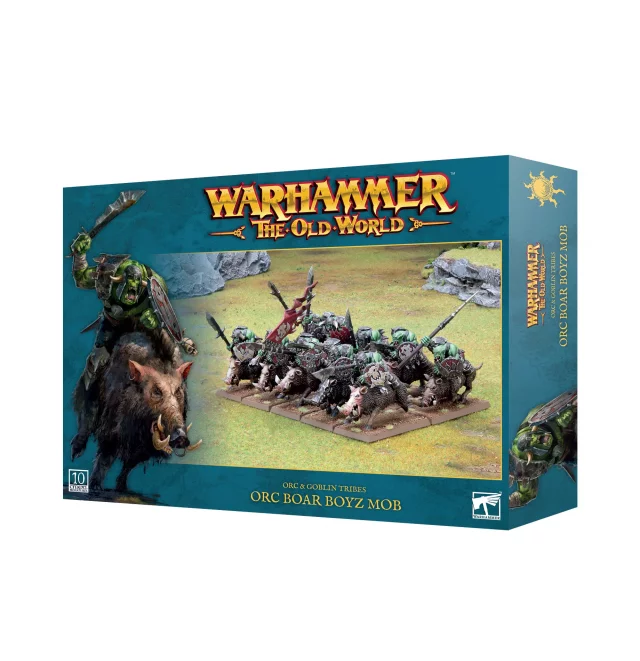 Warhammer The Old World - Orc & Goblin Tribes - Orc Boar Boyz Mob (10 Figuren) - Warhammer: Old World