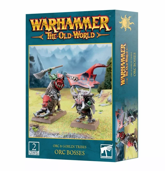 Warhammer The Old World - Orc & Goblin Tribes - Orc Bosses (2 Figuren) - Warhammer: Old World
