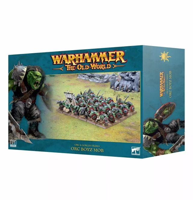 Warhammer The Old World - Orc & Goblin Tribes - Orc Boyz Mob (31 Figuren) - Warhammer: Old World
