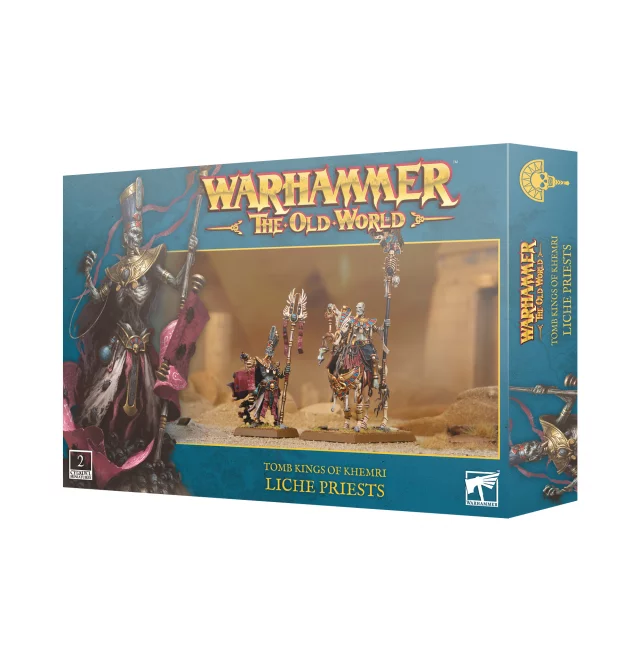 Warhammer The Old World - Tomb Kings of Khemri - Liche Priests (2 Figuren) - Warhammer: Old World