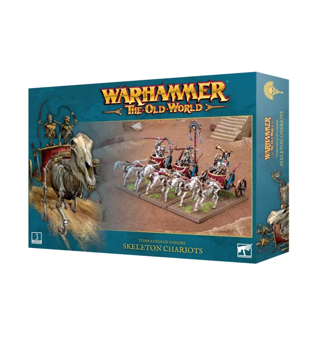 Warhammer The Old World - Tomb Kings of Khemri - Skeleton Chariots (3 Figuren) - Warhammer: Old World