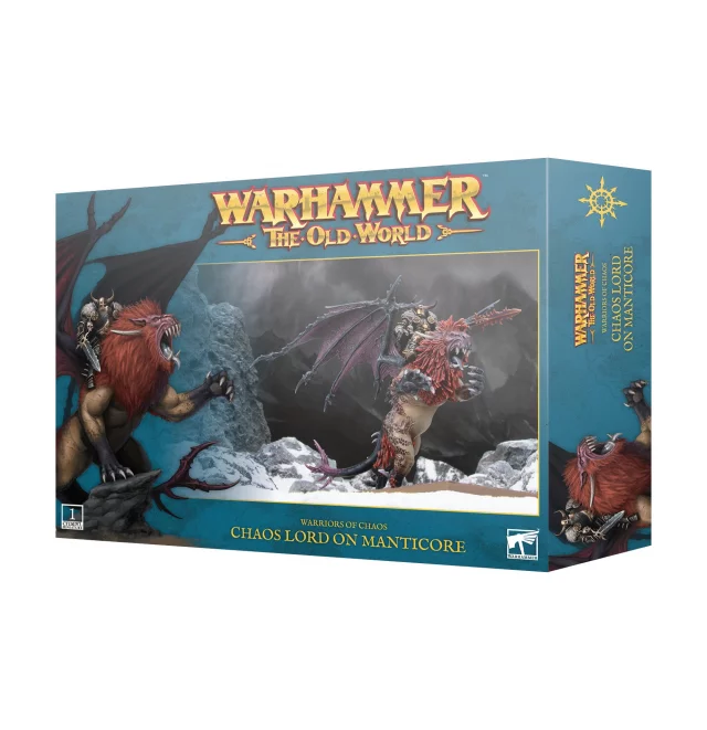 Warhammer The Old World - Warriors of Chaos - Chaos Lord on Manticore (1 Figur) - Warhammer: Old World