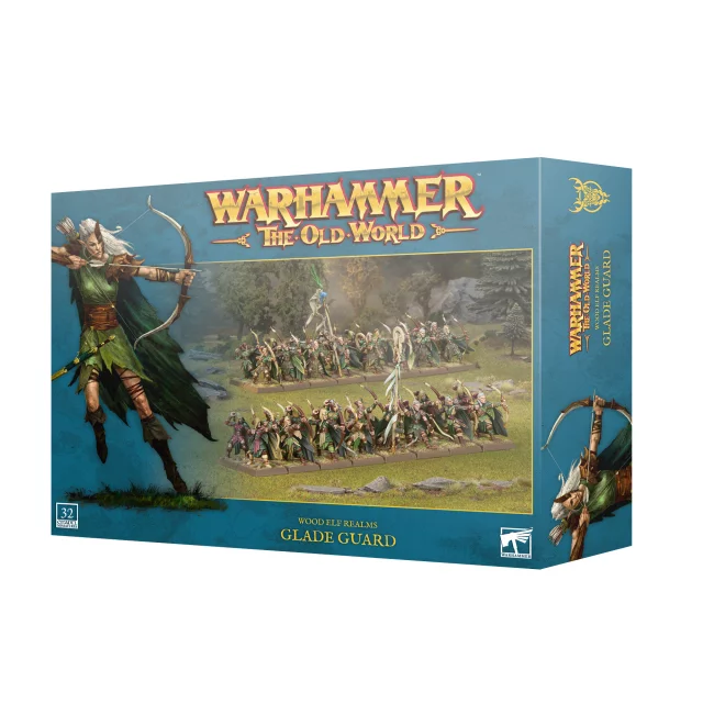 Warhammer The Old World - Wood Elf Realms - Glade Guard (32 Figuren) - Warhammer: Old World