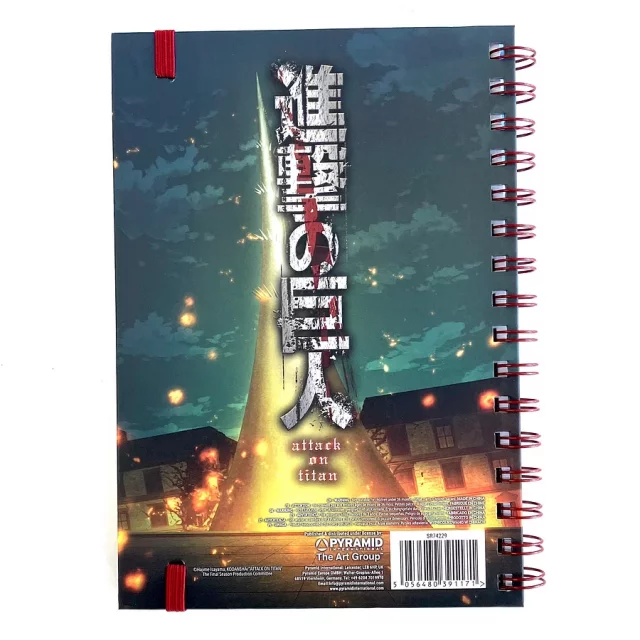 Attack on Titan Notizbuch - Charaktere