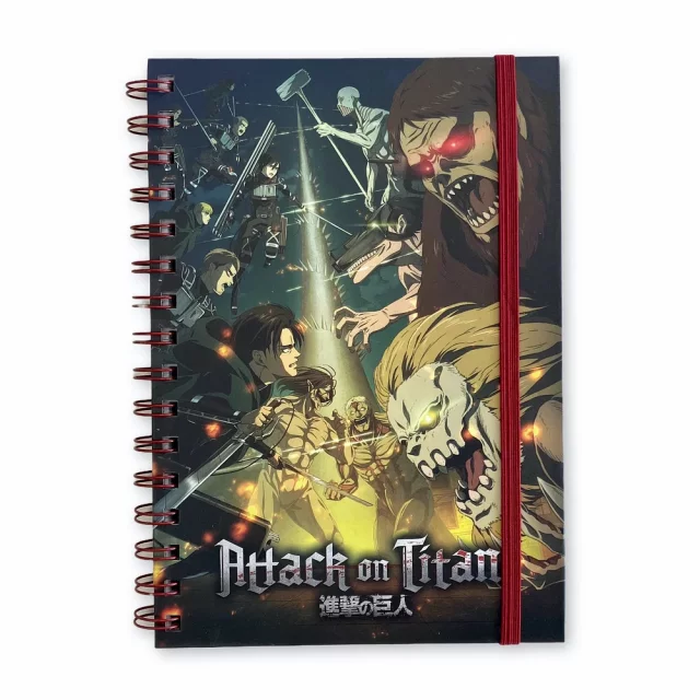 Attack on Titan Notizbuch - Charaktere