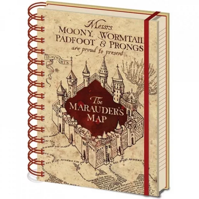 Notizbuch Harry Potter - Marauder's Map