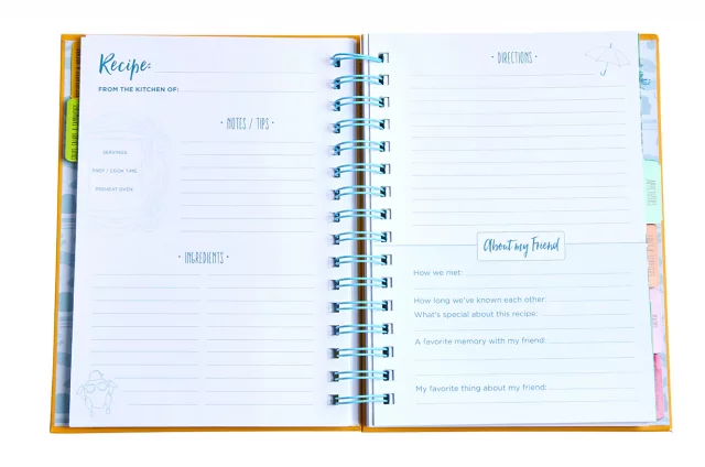 Notizbuch für Rezepte Friends - The One With All Your Friends' Recipes - Küchenzubehör