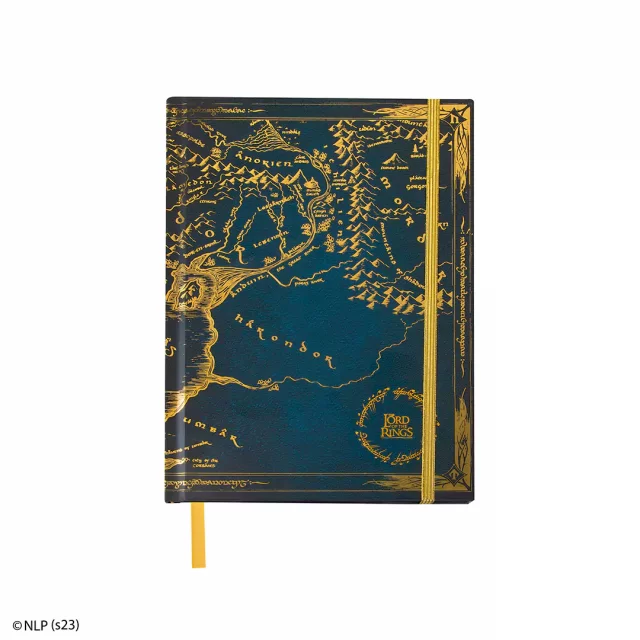 Notizbuch The Lord of the Rings - Middle Earth Map