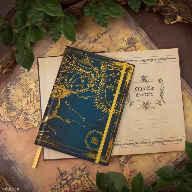 Notizbuch The Lord of the Rings - Middle Earth Map