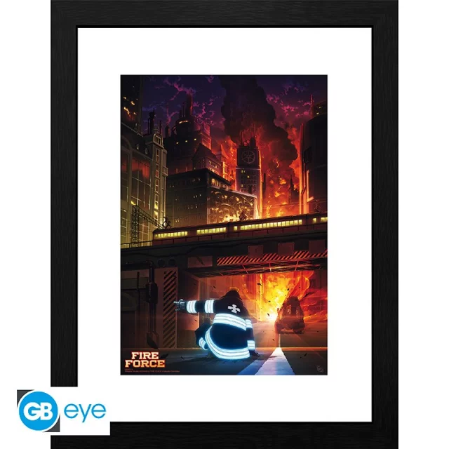 Gerahmtes Poster Fire Force - Spontaneous Human Combustion
