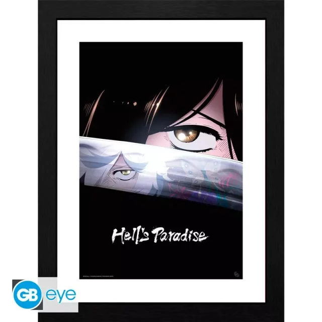 Gerahmtes Poster Hell's Paradise - Teaser Art Staffel 1 - Hell's Paradise: Jigokuraku