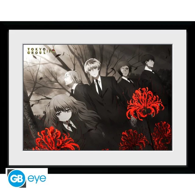 Gerahmtes Poster Tokyo Ghoul: RE - Red Flowers - Anime