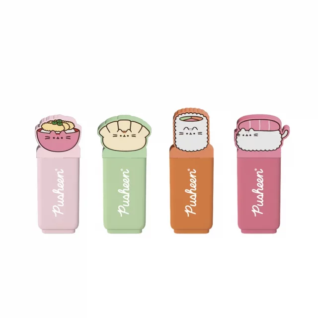 Textmarker Pusheen - Sushi Roll (4 Stk) - Marker