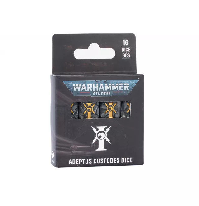 Würfel Warhammer: 40,000 - Adeptus Custodes Dice (16 Stk) - Brettspiel
