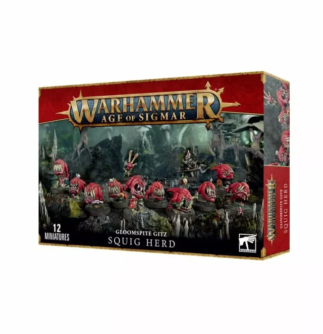 W-AOS: Gloomspite Gitz - Squig Herd (12 figuren ) - Brettspiel