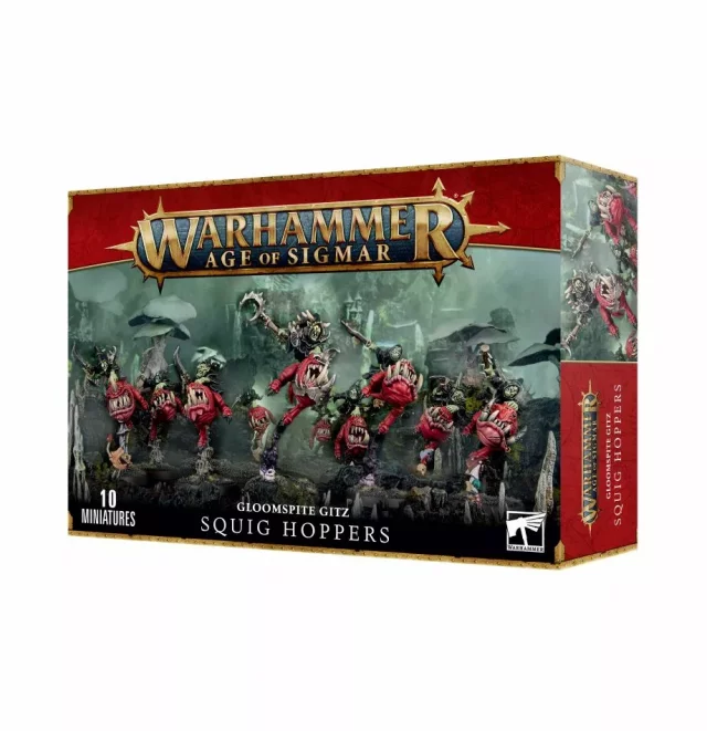 W-AOS: Gloomspite Gitz - Squig Hoppers (10 Figuren) - Brettspiel