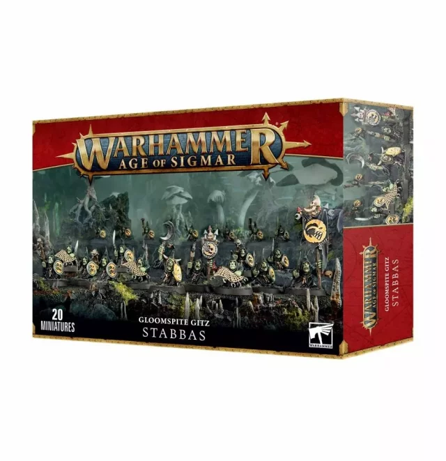 W-AOS: Gloomspite Gitz - Stabbas (20 Figuren) - Brettspiel