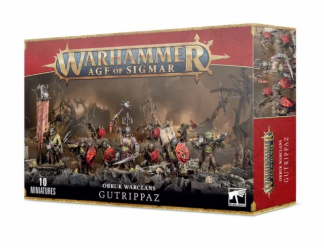 W-AOS: Orruk Warclans - Gutrippaz (10 Figuren) - Warhammer