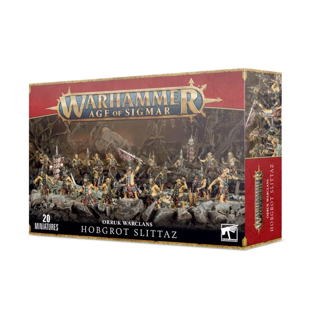 W-AOS: Orruk Warclans - Hobgrot Slittas (20 Figuren) - Warhammer
