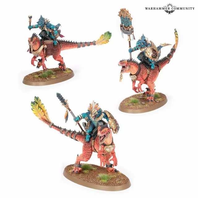 W-AOS: Seraphon - Aggradon Lancers - Warhammer