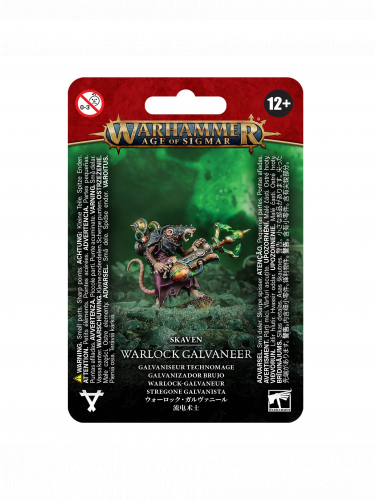 W-AOS: Skaven - Warlock Galvaneer (1 Figur)