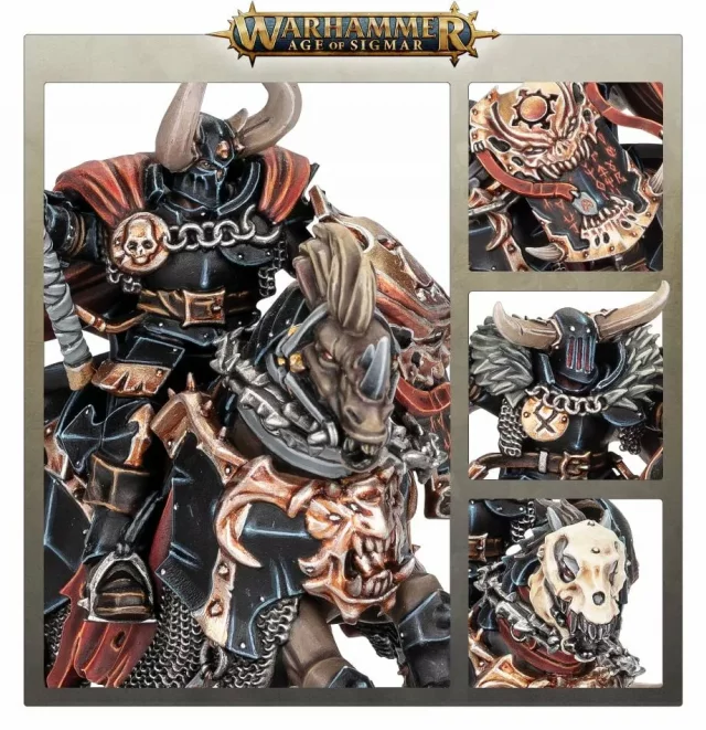 W-AOS: Slaves to Darkness - Chaos Knights (5 Figuren) - Figuren