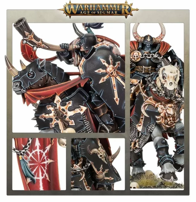 W-AOS: Slaves to Darkness - Chaos Knights (5 Figuren) - Brettspiel