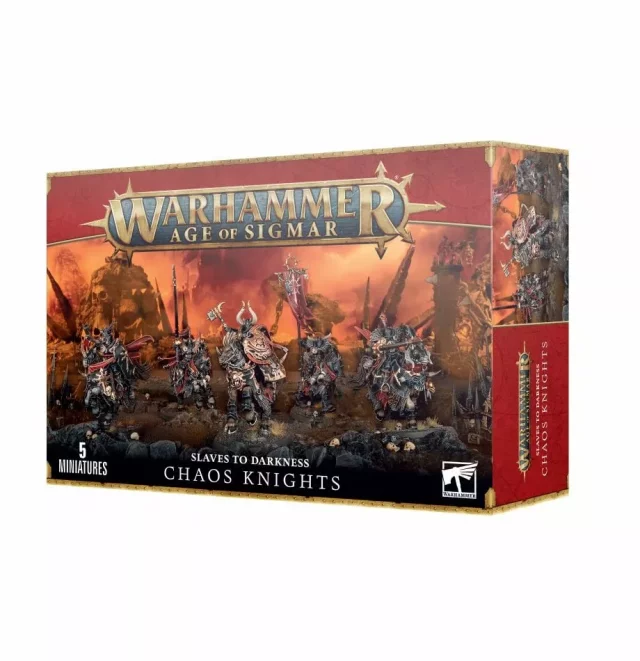 W-AOS: Slaves to Darkness - Chaos Knights (5 Figuren) - Warhammer