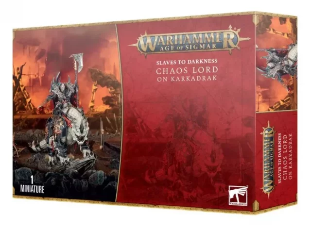 W-AOS: Slaves to Darkness - Chaos Lord on Karkadrak (1 Figur) - Warhammer
