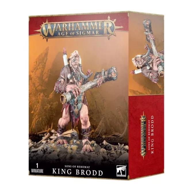 W-AOS: Sons of Behemat - King Brodd (1 Figur) - Warhammer