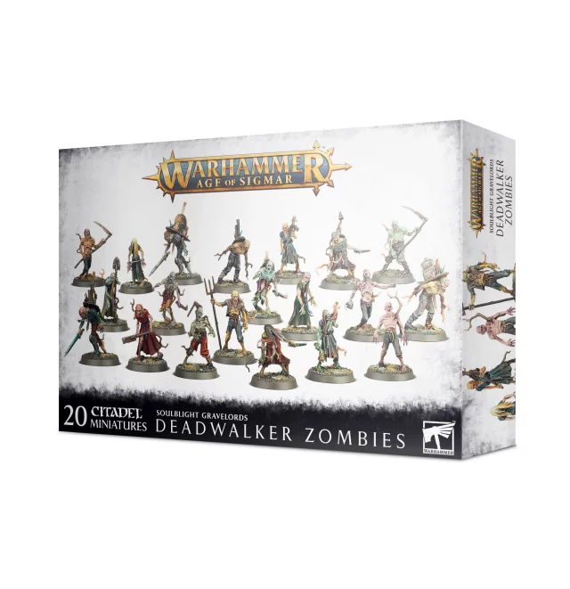 W-AOS: Soulblight Gravelords - Deadwalker Zombies (20 Figuren) - Warhammer