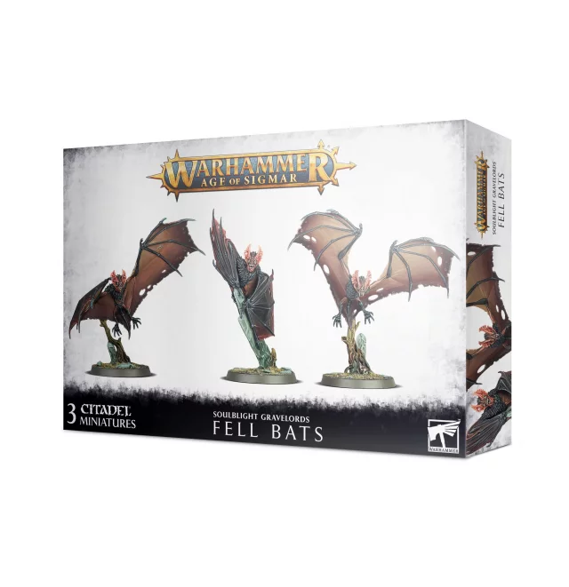 W-AOS: Soulblight Gravelords - Fell Bats (3 Figuren) - Warhammer