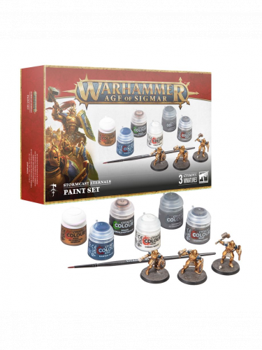 W-AOS - Stormcast Eternals Paint Set (3 Figuren)