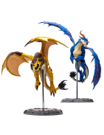 Figur World of Warcraft - Blue Highland & Bronze Proto-Drake (McFarlane)