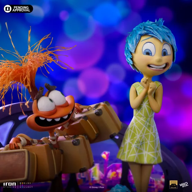 Statue Inside Out - Joy & Anxiety Deluxe (Iron Studios) - Action-Figur