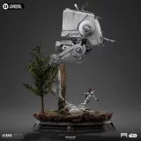 Statue Star Wars - AT-ST & Chewbacca (Iron Studios)