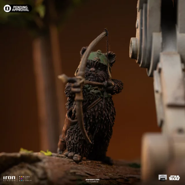 Statue Star Wars - AT-ST & Chewbacca (Iron Studios) - Figuren