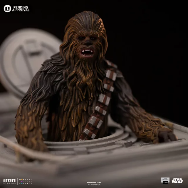 Statue Star Wars - AT-ST & Chewbacca (Iron Studios) - Action-Figur