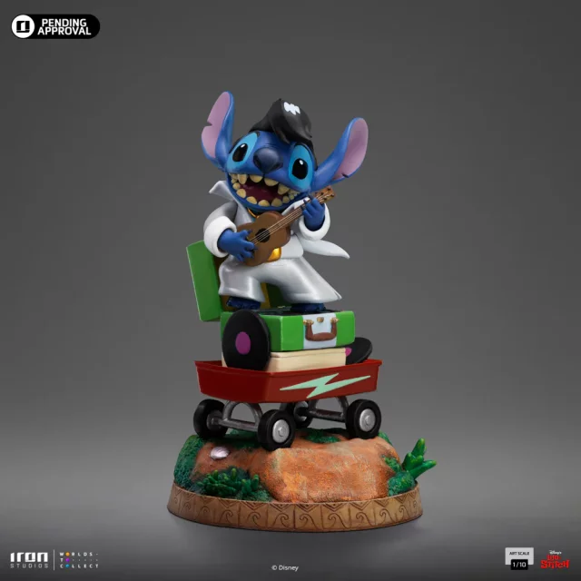 Statuette Lilo & Stitch - Stitch (King of Rock) (Iron Studios) - Figuren